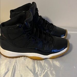 Black and White High-Top Sneakers